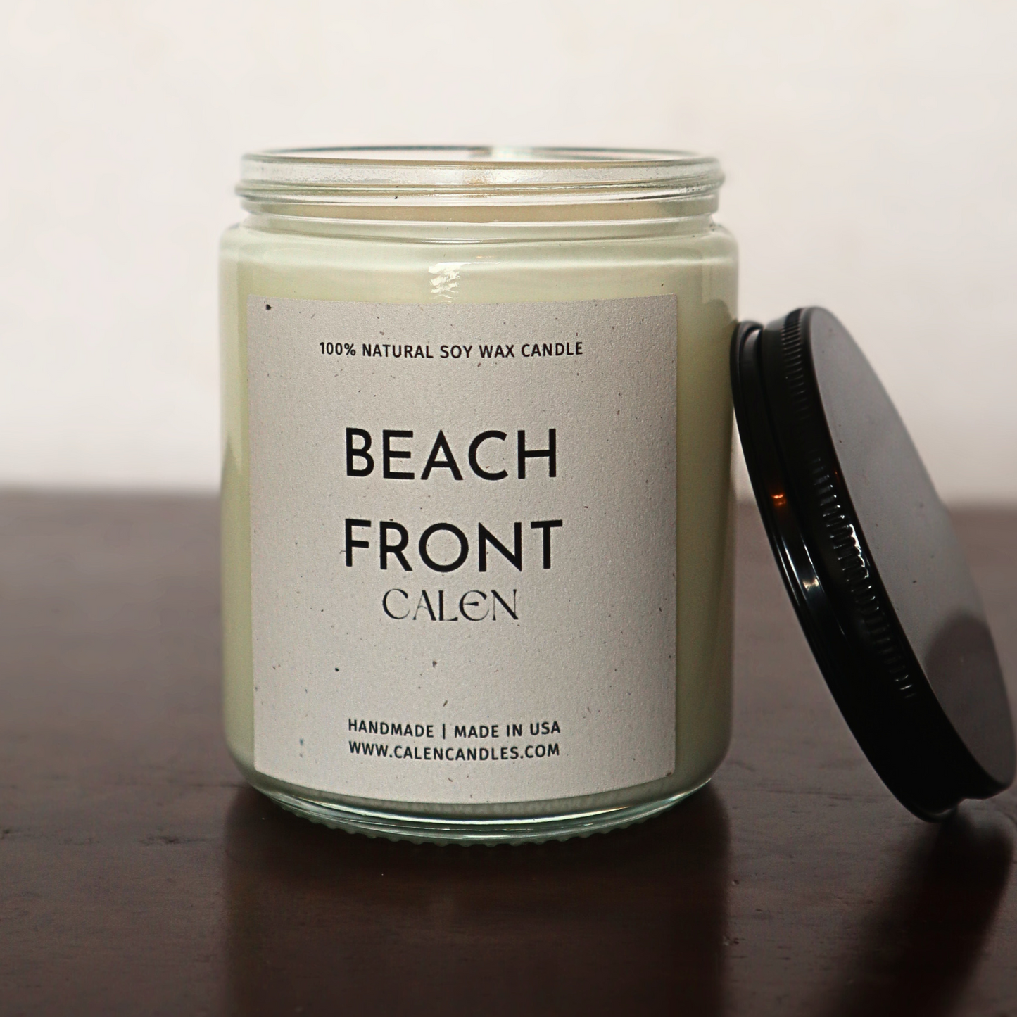 Beach Front Soy Candle – 100% Natural, Fresh, and Refreshing Ocean-Inspired Scent