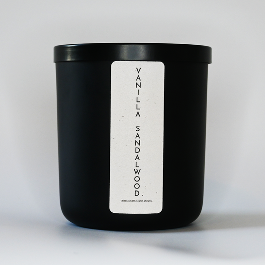 Vanilla Sandalwood 12oz Soy Candle