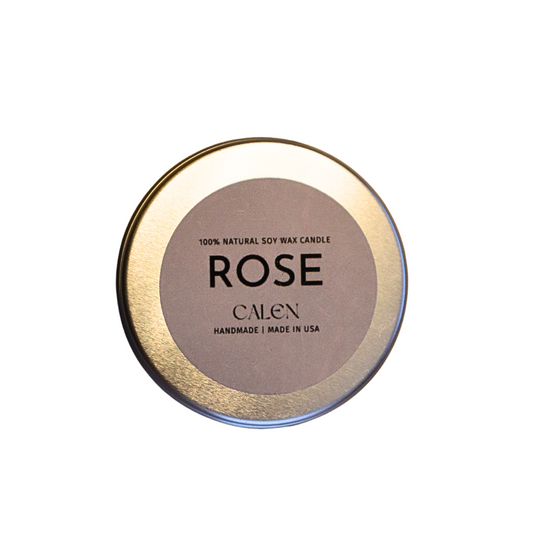 Rose 2oz Soy Candle (travel size)