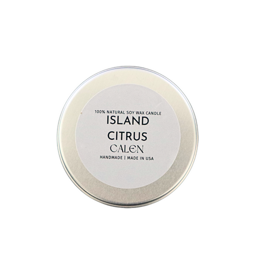 Island Citrus 2oz Soy Candle (travel size)