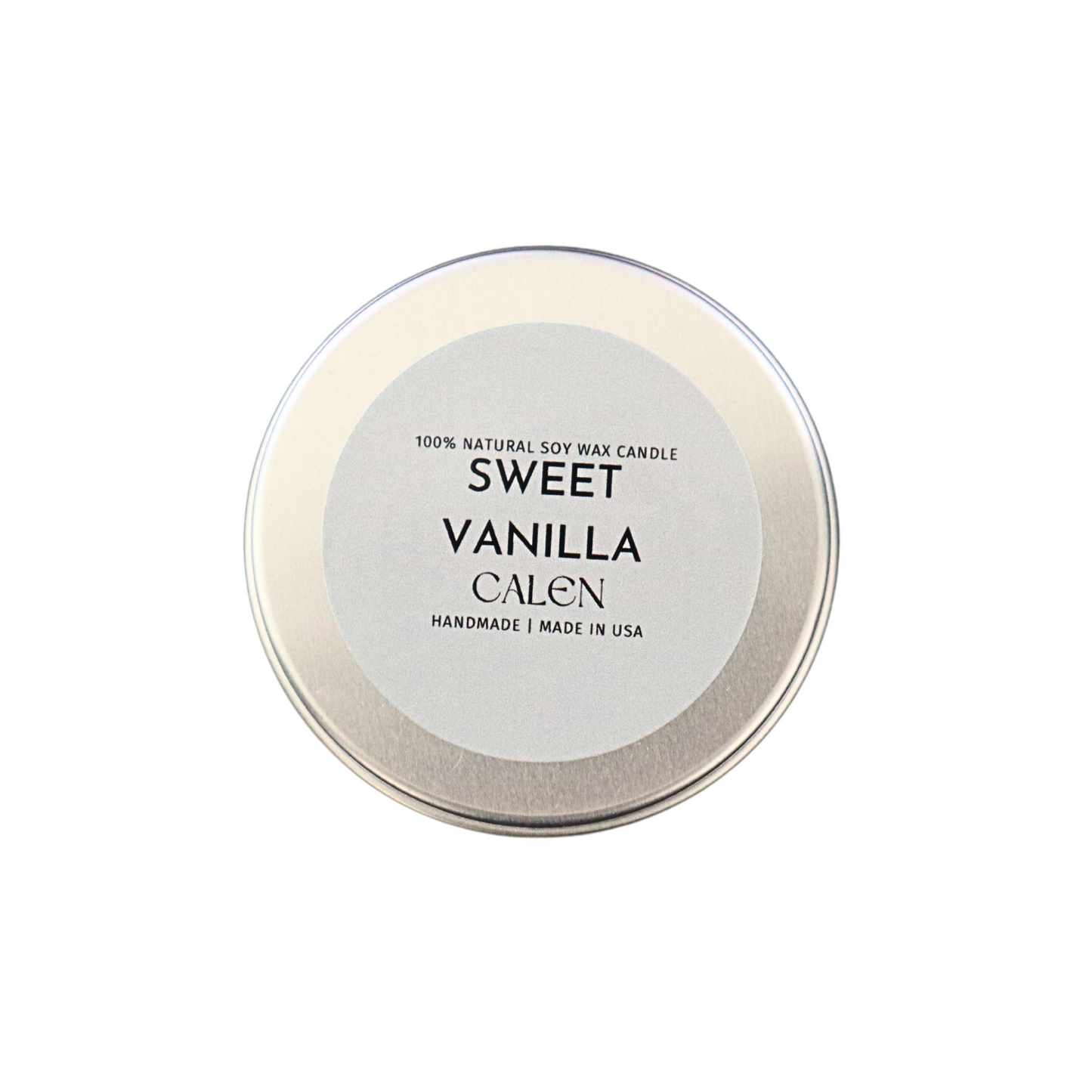 Sweet Vanilla 2oz Soy Candle (travel size)