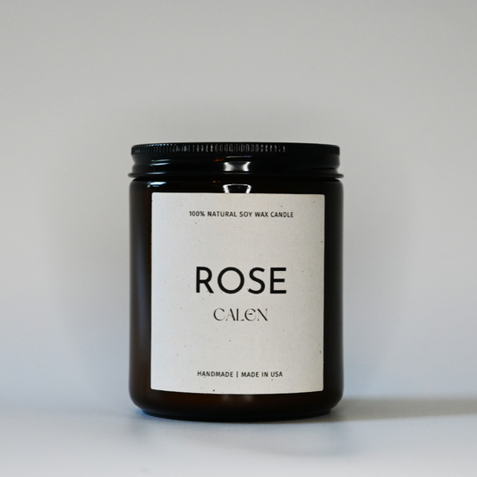 Rose 8oz Soy Candle