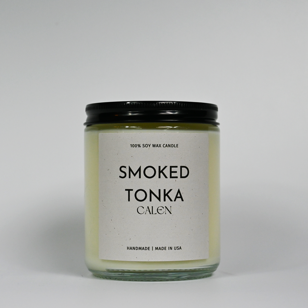 Smoked Tonka 8oz Soy Candle