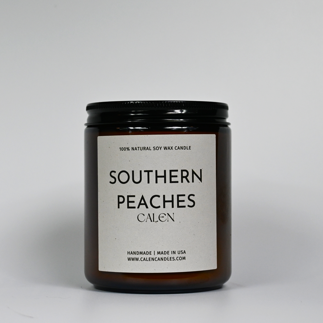 Southern Peaches 8oz Soy Candle