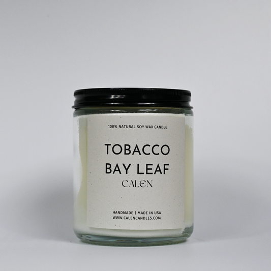 Tobacco Bay Leaf 8oz Soy Candle