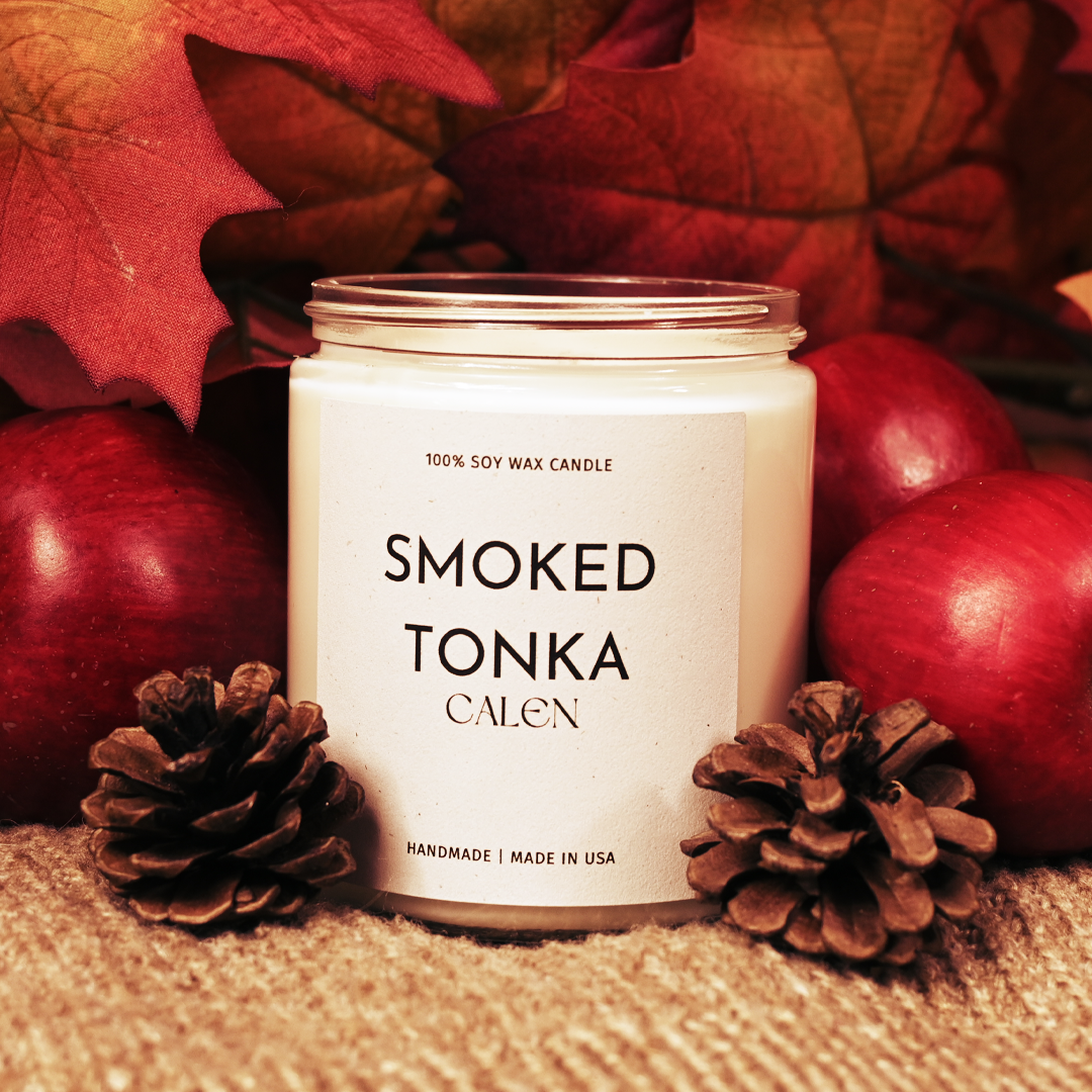 Smoked Tonka 8oz Soy Candle