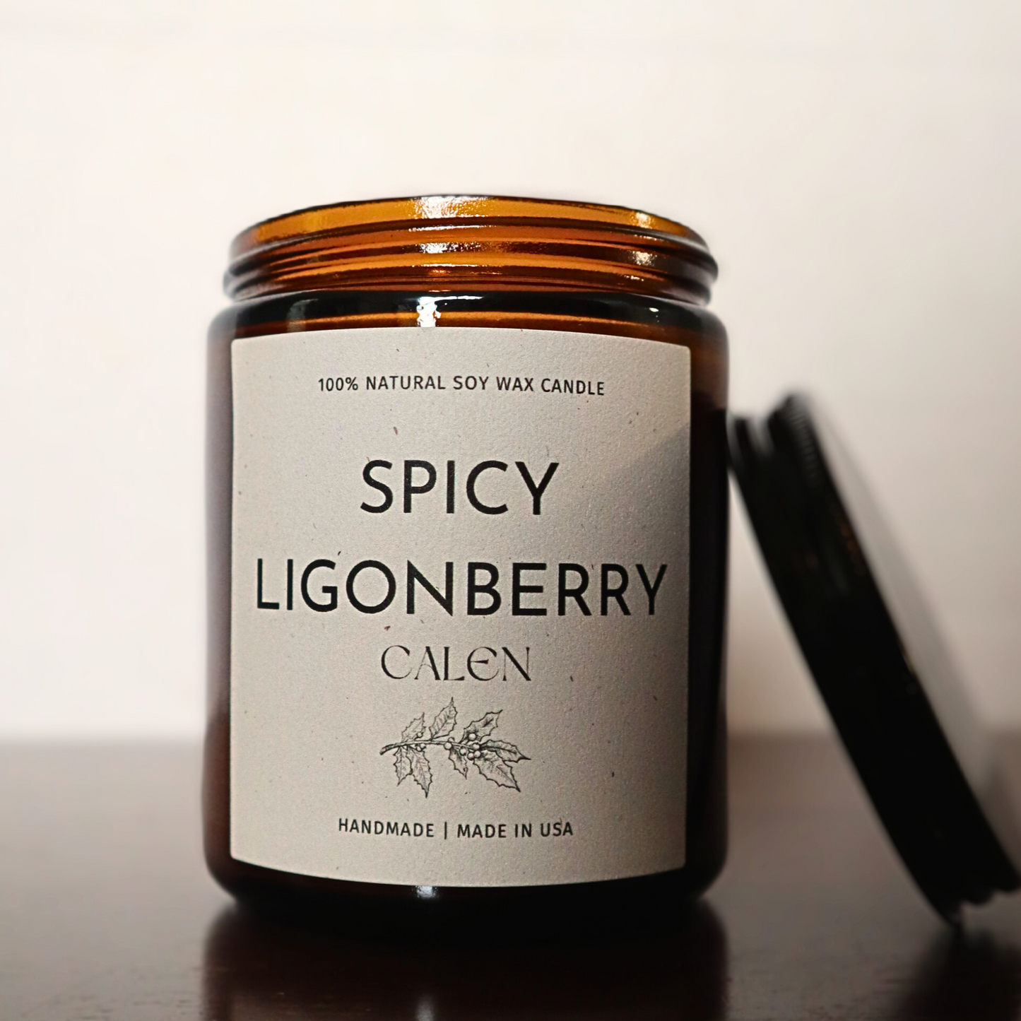 Spicy Lingonberry 8oz Soy Candle